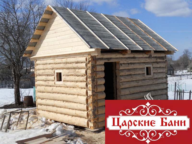 Сруб бани 3х4