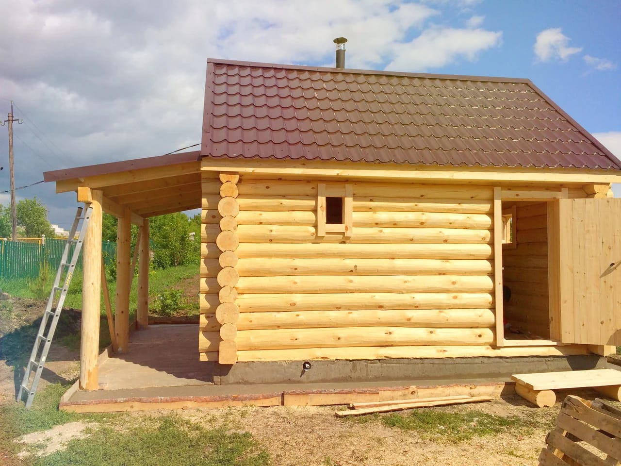 Выполненные работы бань под ключ №9