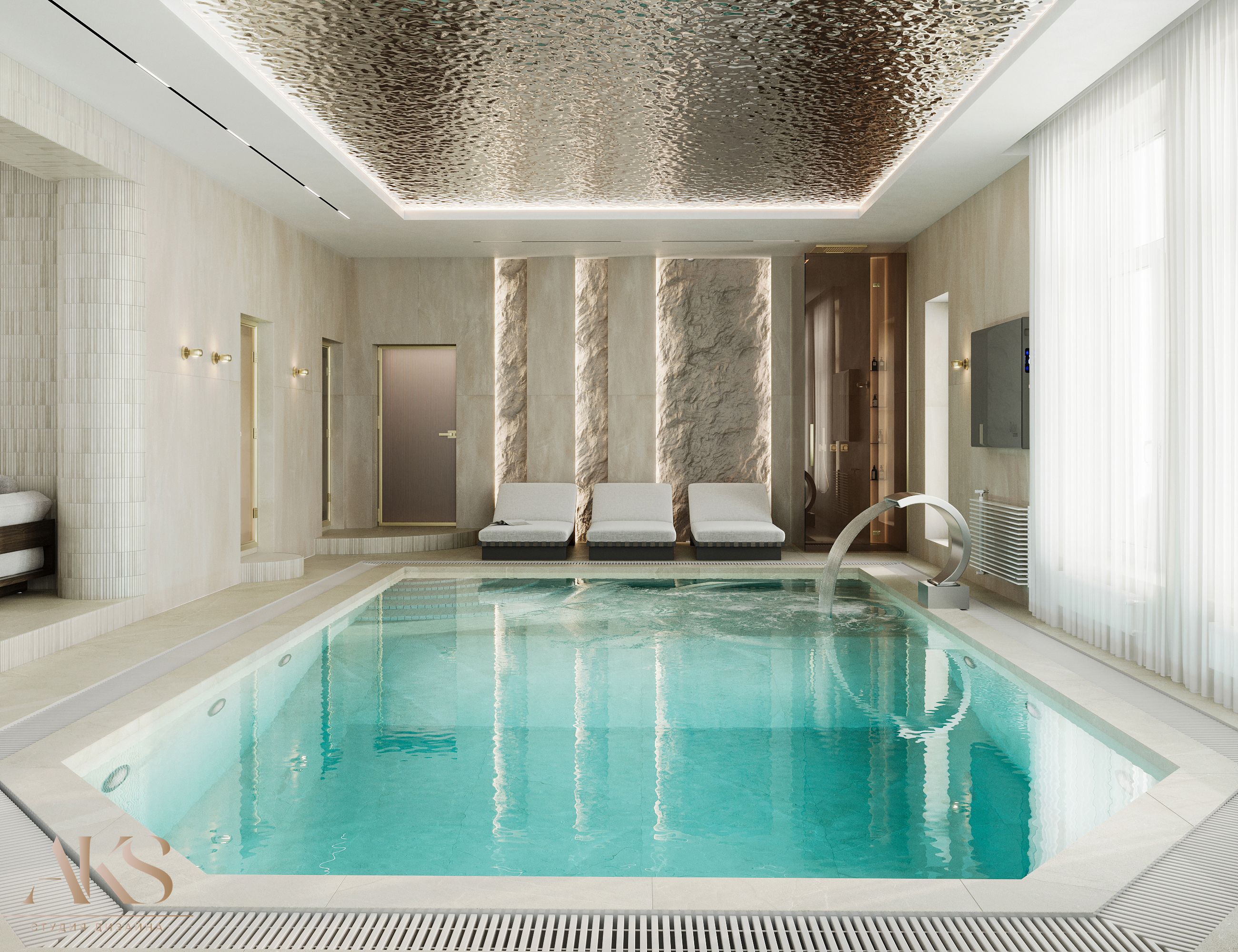 Бассейн 82 м²